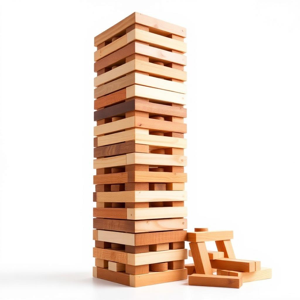 Jenga Gigante de Pino